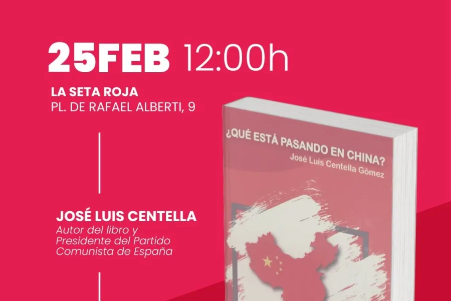 José Luis Centella presenta su libro en Rivas
