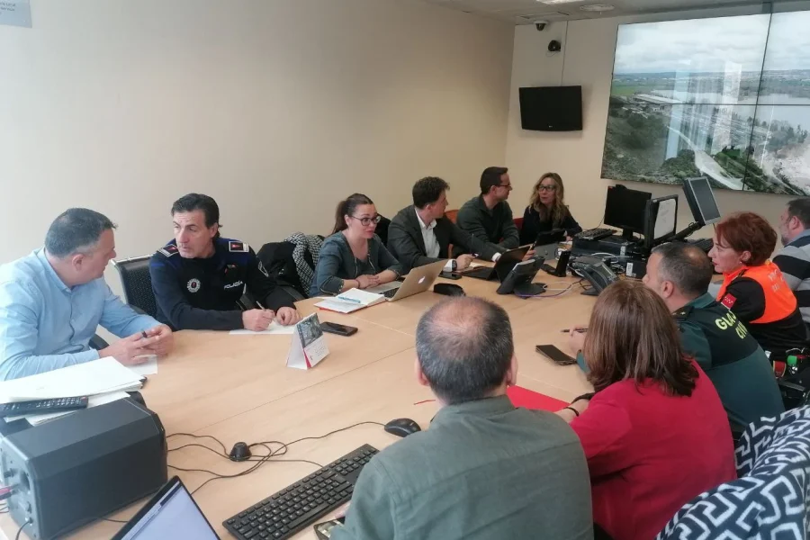Reunión Plateriva ante las lluvias y la crecida del Jarama.