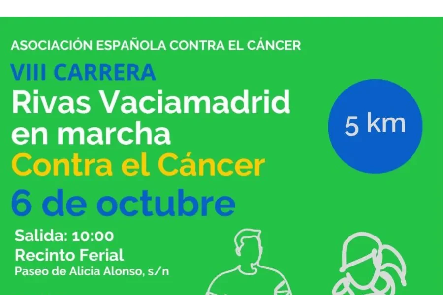 Rivas se une a la lucha contra el cáncer con su VIII Carrera