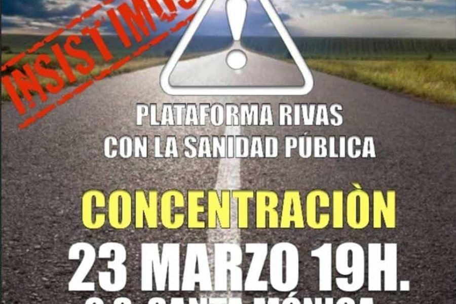 Semana de movilizaciones por la sanidad pública. Rivas