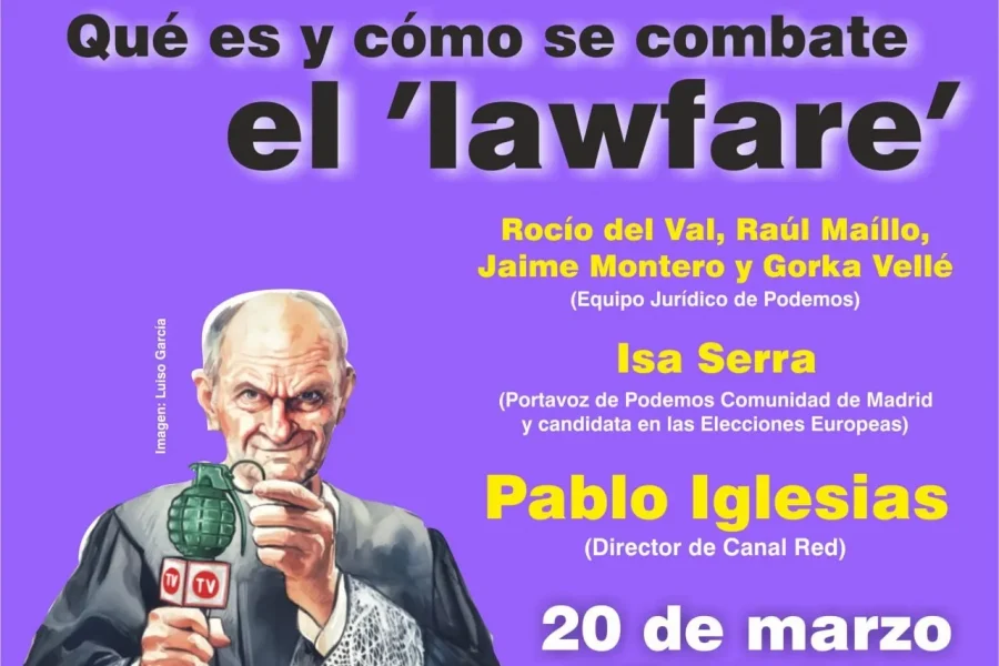 Pablo Iglesias, contra el 'lawfare', en Rivas