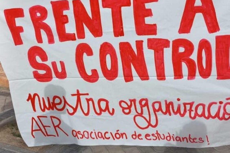 Pancarta Estudiantes de Rivas