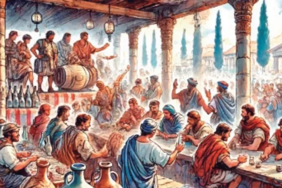 De tapas por la antigua Roma