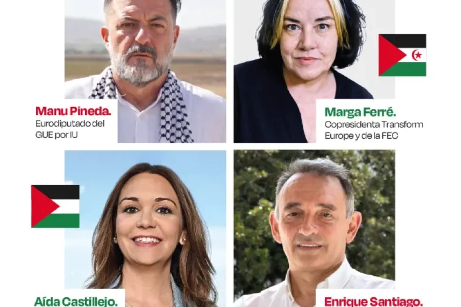 Solidaridad con Palestina y Sáhara