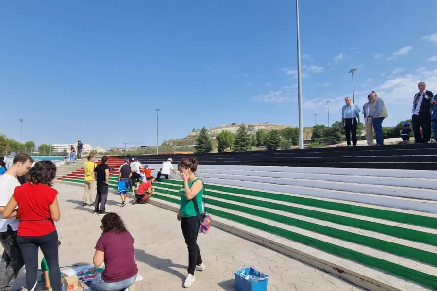 Repintan la bandera palestina
