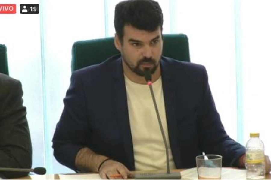 Jorge Badorrey en el Pleno Municipal Octubre 2022 seguido online
