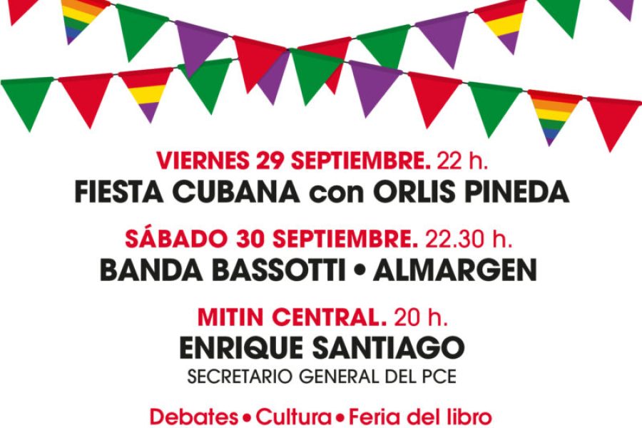 Fiesta del PCE: Guía útil