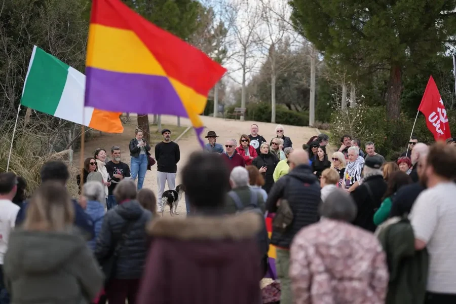 Acto Jarama 80 en memoria de los brigadistas que participaron en la Batalla del Jarama.