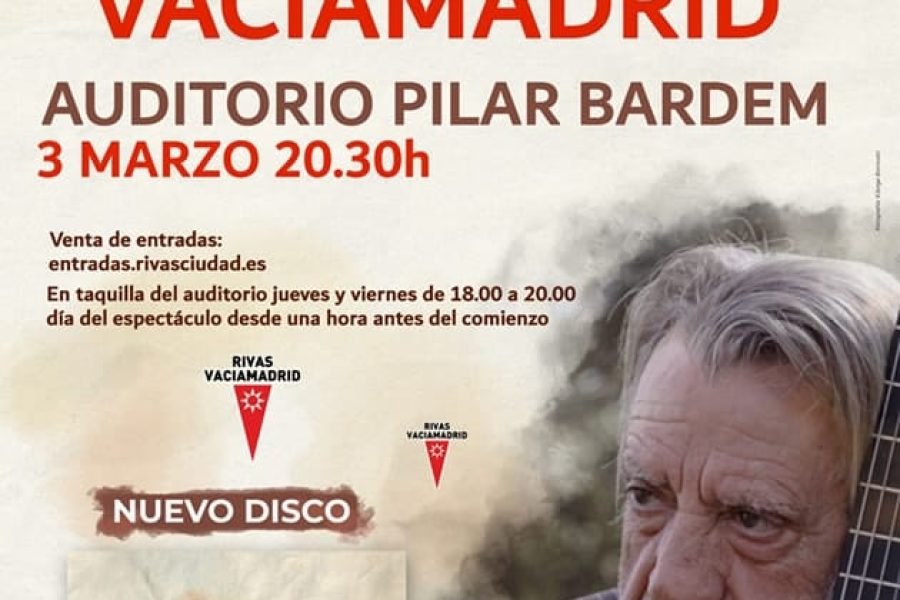 Luis Pastor actúa en el Auditorio Pilar Bardém en Rivas