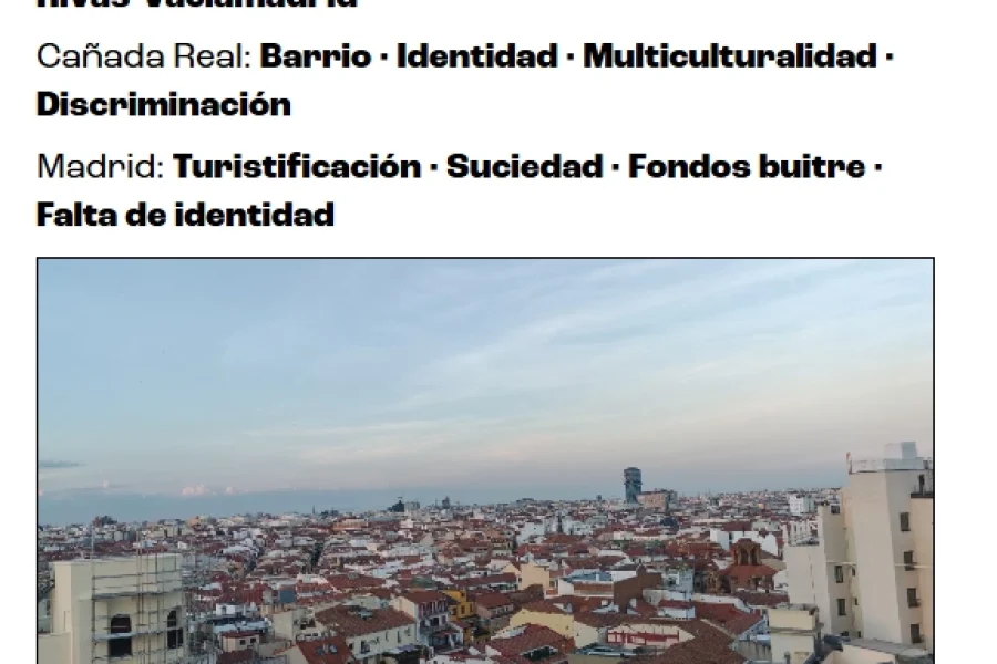 MAD2040: un mapa colectivo de Cañada Real