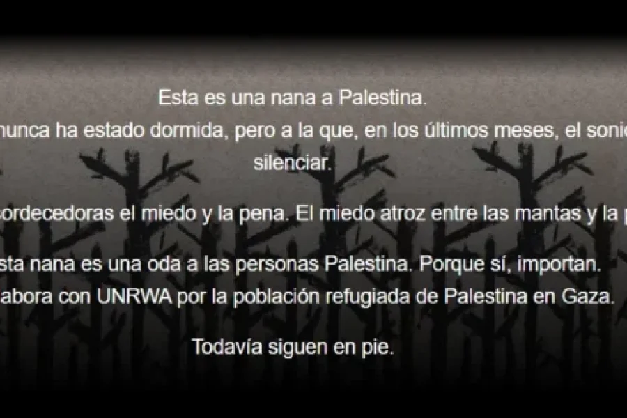 Nana urgente para Palestina
