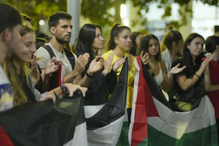 Rivas muestra su apoyo a Palestina