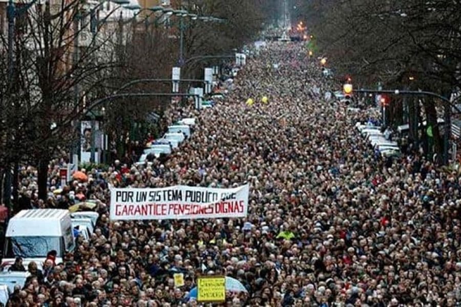 Manifestación de pensionistas