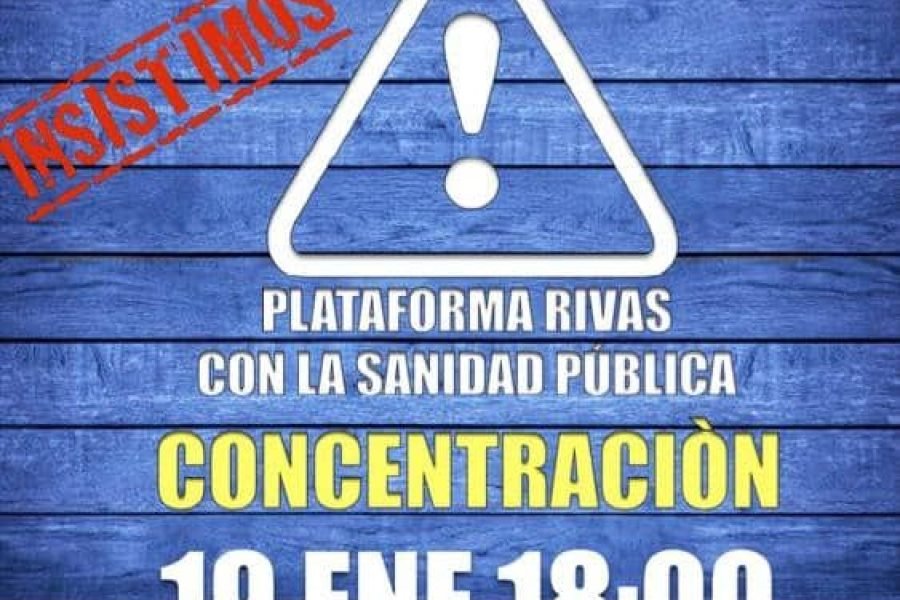 Concentración Plataforma Sanidad Pública Rivas