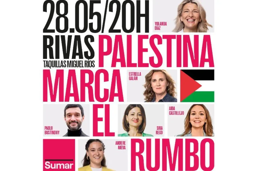 Triplete de ministros en Rivas por Palestina