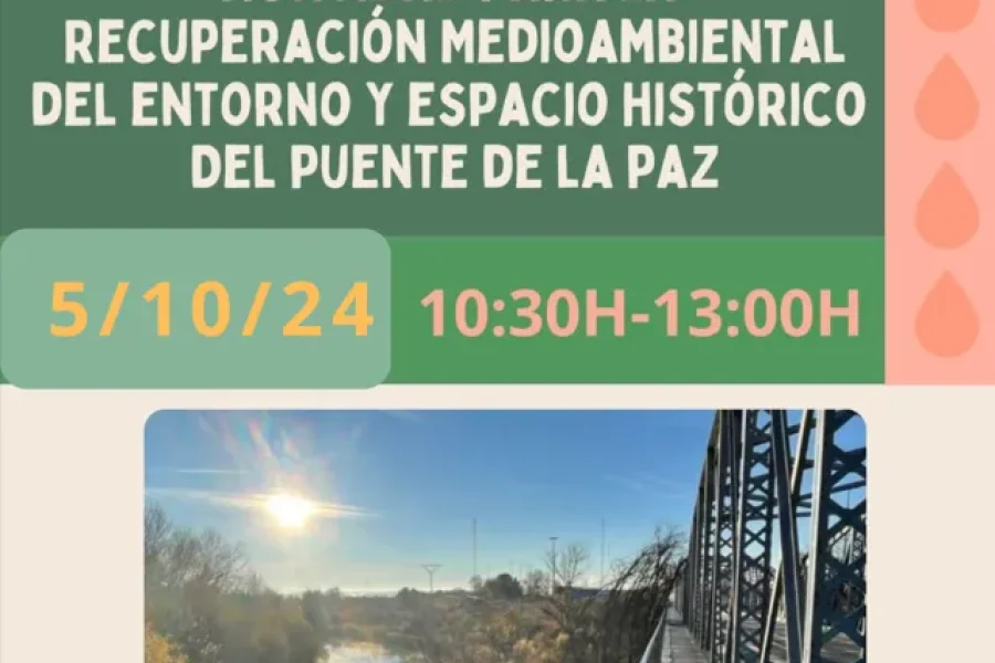 Recuperación medioambiental y memoria histórica en el Puente de la Paz
